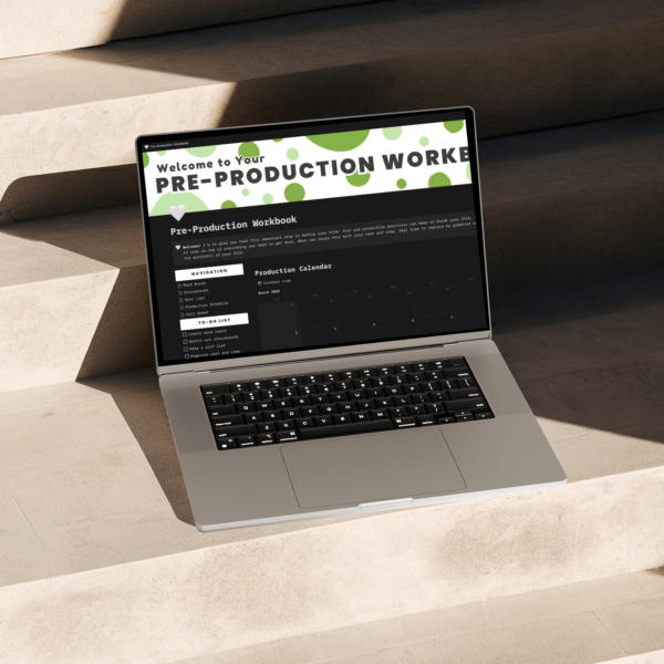 Pre-Production Workbook Notion Template