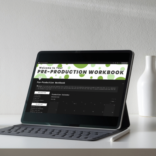 Pre-Production Workbook Notion Template